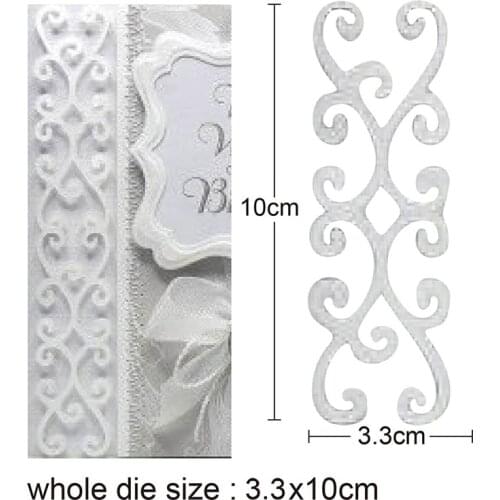 Swirl frame background Metal Cutting Die Stencils for DIY Scrapbooking Album Decorative Embossing Hand-on Paper Craft Cards