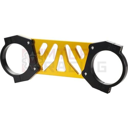 Front Fork Stabilizer Brace Silver Gold For Yamaha YZF-R6 YZF R6 1999 2000 2001 2002 2003 2004 YZF-R6S 2003-2009 Fork Brace