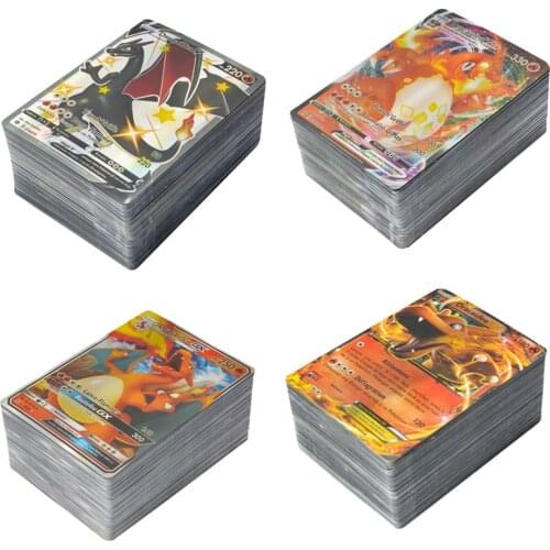 French Version Pokemon Card Featuring 100 GX 80EX 60 TAG TEAM 50 VMAX 20 MEGA Game Battle Card Toys For Children Collection Gift