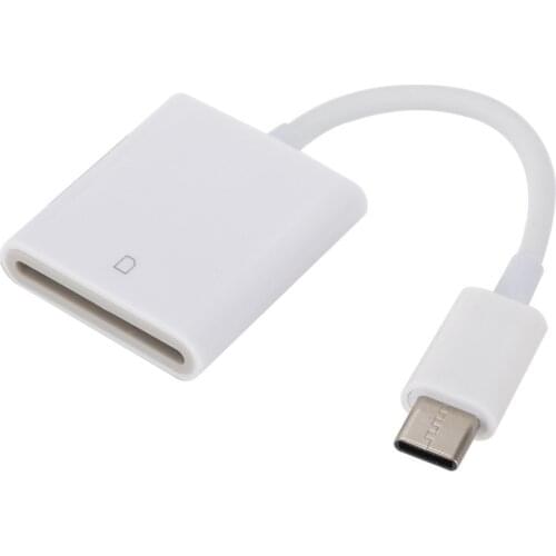 Portable USB 3.1 Type C USB-C to SD TF Card Reader Adapter Data Cable for Tablet Phones with OTG Function
