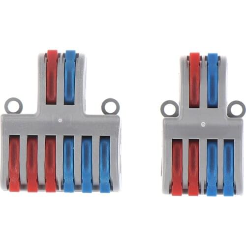 Spring Lever Terminal Block Electric Cable Wire Connector PCT-222 SPL-62 SPL Kq