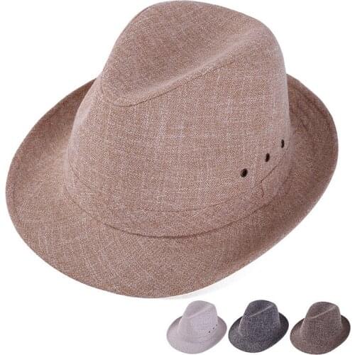 Fedora Hats Summer Jazz Hat Women Fedora Trilby Girls Bucket Vintage Hat For Men Swanowing