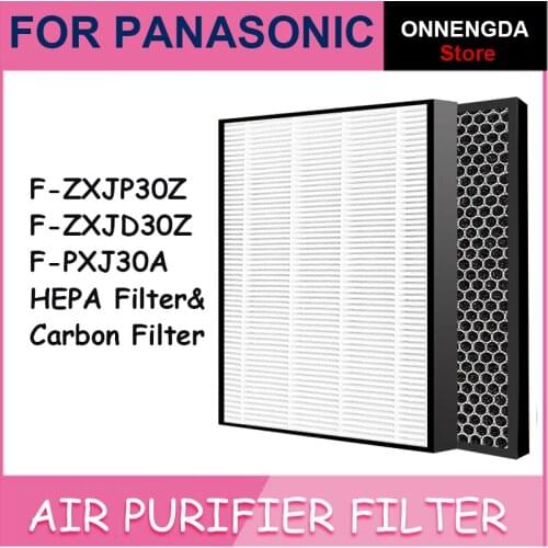 Replacement Panasonic F-ZXJP30Z F-ZXJD30Z Air Purifier Filter HEPA + Deodorizing for F-PXJ30A F-PXJ30AHM