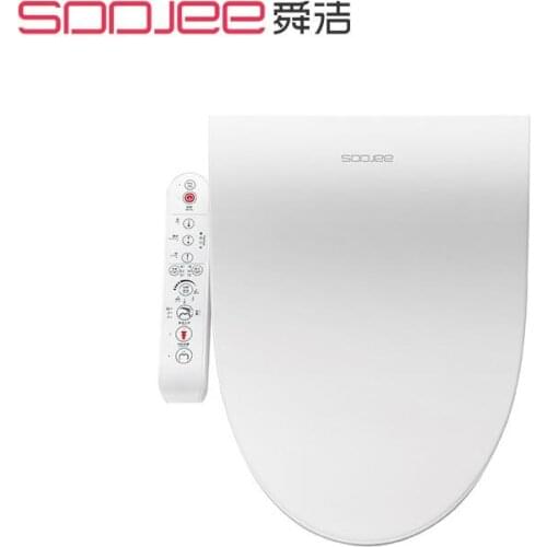 ZJ-BG831 Soojee factory supply Smart toilet seat Electric Bidet cover heat double nozzle cleaning with warm air