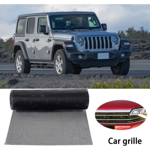100*33cm General Car Grille Mesh Aluminum Alloy Automotive Grille Insert Bumper Deformable Medium Mesh Car Aluminum Mesh