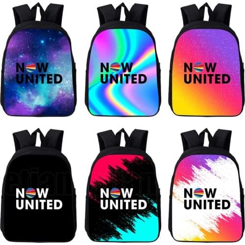 3D Printed Now United-Better Lyrics Women Backpack NU Team Hip Hop Fashion Bookbag School Bags for Teenage Girls TravelBackpacks