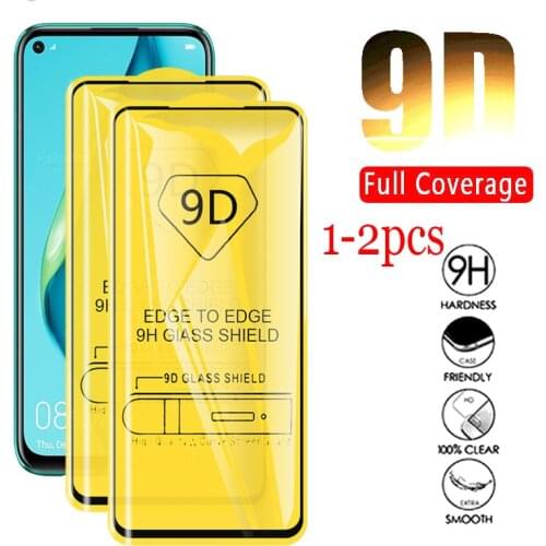 1-2pcs protective glass For huawei p40 lite p40 screen protector for huaweii p40 light p 40lite p 40 lite light glas tremp film