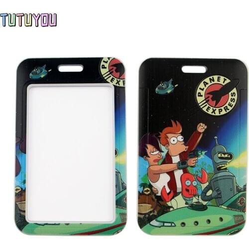 1pcs PC2763 Anime Lanyard Card ID Holder Car KeyChain ID Card Pass Gym Mobile Phone Badge Key Ring Holder Jewelry For Child Kids