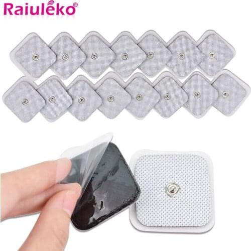 100Pcs Electrode Pads Physiotherapeutic Patches Replacement For Tens Massagers Machine Electronic Physiotherapy Body Massager