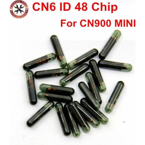 2018 Newest VSTM CN6 ID48 Chip for MINI CN900 Car Transponder 48 Chip Glass Blank Chip for ND900 Key Programmer Copy Car Key