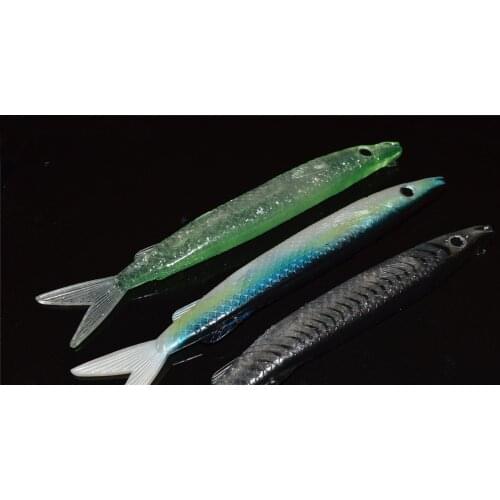 3PCS Deep sea Fishing soft Barracuda Replica Ripper fish Lure Baits 21.5cm/51.5g Free shipping