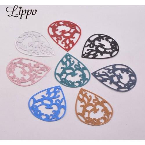 30pcs AB1496 30*38mm Big Oval Charms Earring Accessories Diy Jewelry Components