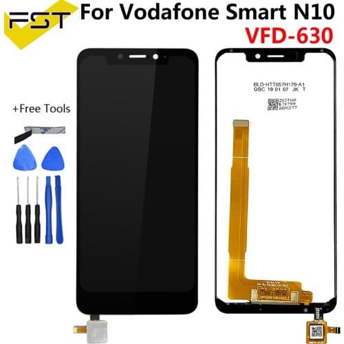 5.7''For Vodafone Smart N10 VFD-630 VFD 630 VFD630 LCD Display+Touch Screen Phone Digitizer Assembly Spare Part+Tools