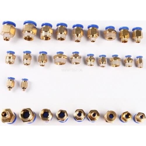 5PCS/Lot Threaded Straight Pneumatic Joint To Connect Air Compressor Parts