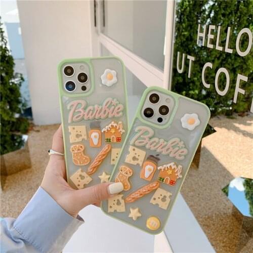 Hot Ins 3D Food iPhone case For iPhone11 12 Pro Max Mini X XS XR 8 7 Fashion Creative Protect Cover