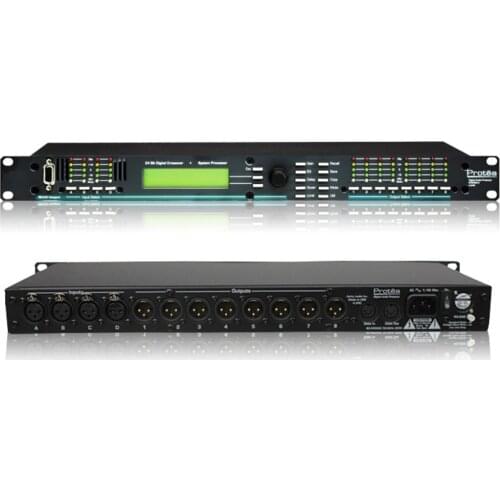 4Input 8Output Digital Audio Processor 4.24 Professional DSP Matching With Audio Mixer And Line array speakers
