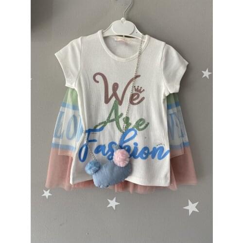 Jaju Baby Tulle Skirt and Bag 3 Piece Girl Child Suit