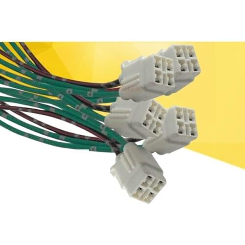 For Kobelco SK120 200 235-6-6E Excavator Throttle Motor Docking Plug 4-Wire Plug Excavator Accessories