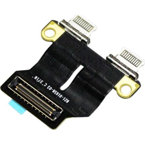 For MacBook Air 13" A1932 2018 DC Power Jack I/O USB-C Board Charging Flex Cable 821-01658-A 923-03553 820-01161-A