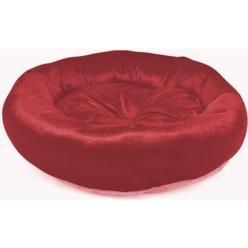Pet Pretty Foal Feather Soft Cat Dog Bed 50 cm Red