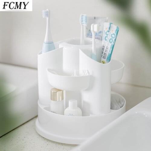 Multifunctional Round Pen Holder Simple Large Capacity 360 Degree Rotating Pen Holder Desktop Organizer School Stationery