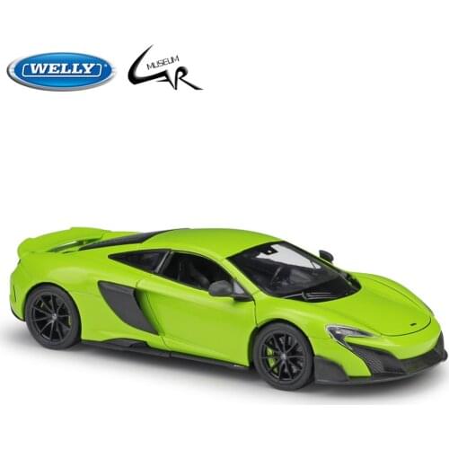 WELLY 1:24 Model Car Simulation Alloy Metal Toy Car Childrens Toy Gift Collection Model Toy Gifts MCLAREN 675LT