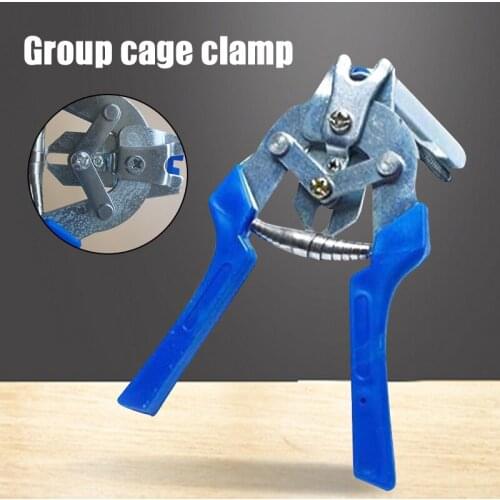 Swine Ring Plier Tool Chick Mesh Cage Wire Fencing Crimping Solder Joint Welding Repair Hand Tools Group Cage Clamp _WK