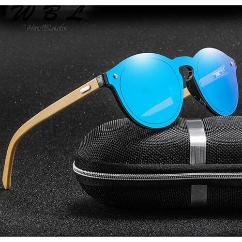 WarBLade 2019 Wooden Brand Vintage Style Men Sunglasses Flat Lens Rimless Square Frame Women Sun Glasses With Box Hot