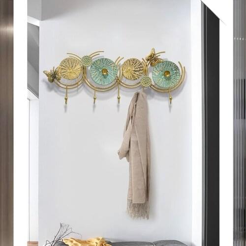 Modern Fashion Wrought Iron Hook Porch Wall Decoration Pendant Creative Door Coat Hook American Personality Coat Hook