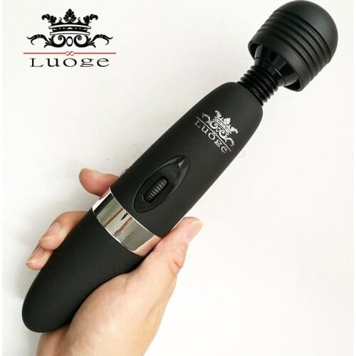 Luoge Super Powerful Multi-Speed G-Spot AV Wand Sex Toys with Headgear, Magic Wand Massager Vibrators Sex Products For Woman