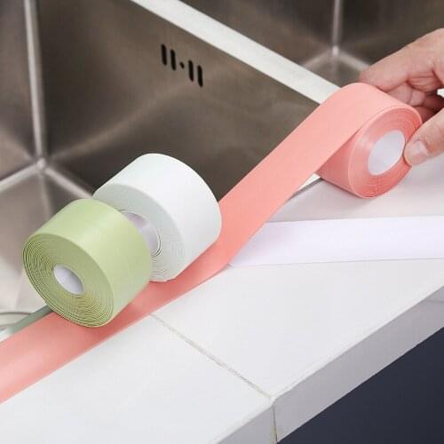 Kitchen sink gap sealing strip moisture-proof, mildew-proof and beautiful seam stick antifouling strip corner waterproof tape