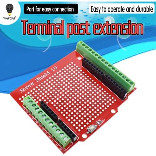 Screw Shield 1.0 Standard Proto Screw Shield Assembled Prototype Terminal Expansion Board forArduino Opening Source Reset Button