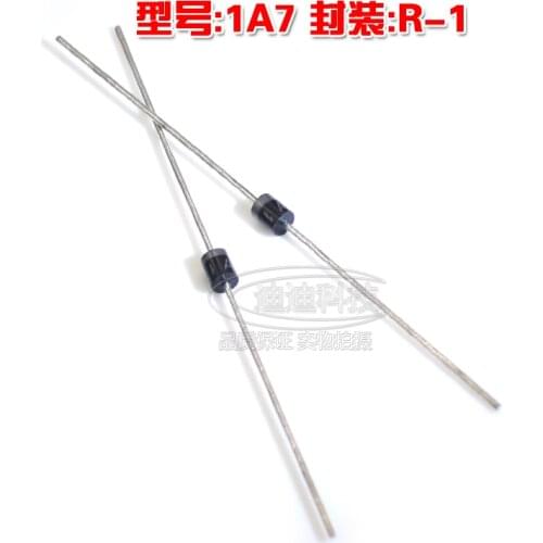 New 1A7 R-1 Rectifier Diode Output 1000V 1A 1A7 Plastic Straight Insertion