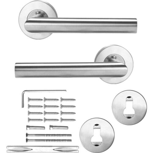 1 Pcs Handle Door Sliding Interior Door Handles Household Accessories Entrance Gate Lever Knob For Bedroom Bathroom