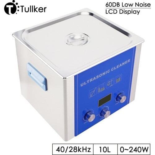 10L Industrial Ultrasound Cleaner Power Time Heat Set Degreaser Car Engine Parts Metal PCB Mold Tableware DPF Ultra Sonic Washer