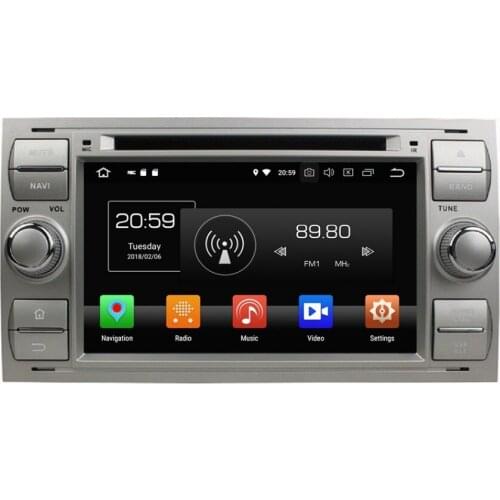 2 din 7" Android 8.0 Octa Core Car Multimedia DVD GPS for Ford Focus Mondeo S-MAX C-MAX Galaxy Fiesta Form Fusion Connect