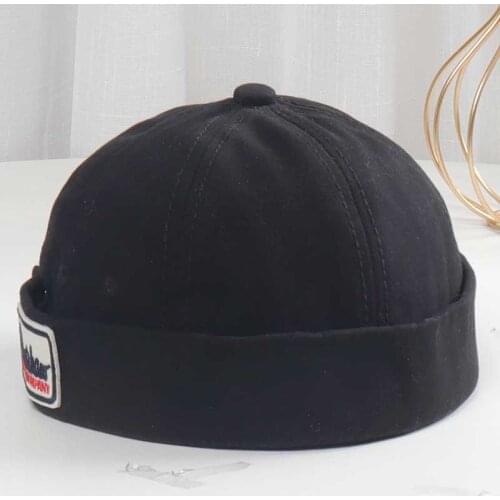 2021 new design Hip Hop caps Vintage Brimless Hat Adjustable Men Cotton bone cap Retro Brimless Hat Landlord Beanie Hat Sailor