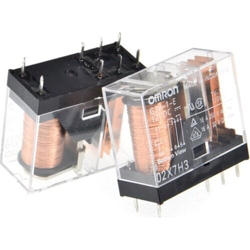 3pcs/lot G2R-1-E-12VDC POWER relay 12VDC 16A 250VAC 8pin G2R G2R-1-E DC 12V DC12V realys G2R1E12VDC G2R-1-E-DC12V G2R1E-12VDC