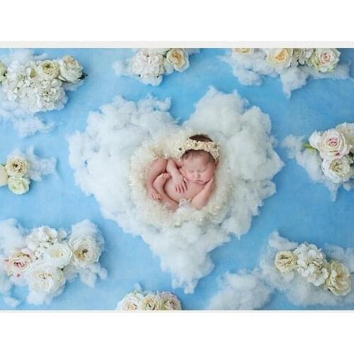 500g Newborn Photography Props delicacy soft cotton stuffed filling material Dolltoys polyester cotton High elastic DIY handmade