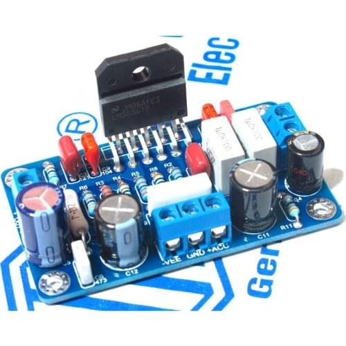 60W Mono Power Amplifier Board LM3886TF Mono MINI Power Amplifier Board Dual Power Supply 12V-38V