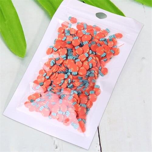 600Pcs Fruit Slices Slime Additives Soft Slices for Nail Art Beauty BX0D