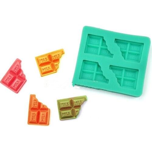 Free shipping MILK trapezoidal Modelling fondant silicon mold chocolate cake decoration silicone mold silicone mold