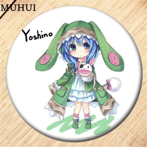 Free Shipping Cartoon DATE A LIVE Brooch Pin Badges For Clothes Backpack Decoration Childrens gift B153