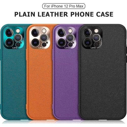 Genuine Leather pjone Case for iPhone 12 Pro Max Back Phone Cover for iPhone 12 mini 11 Pro Max X XS XR 8 7 Plus SE 2020 New i12