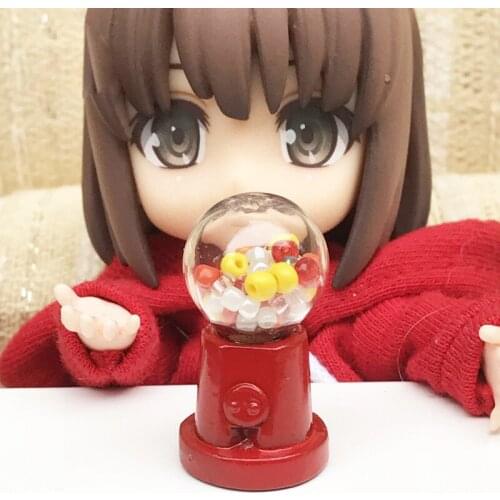 G08-X318 children gift Toy 1:12 Dollhouse mini Miniature rement Candy vending machine 1pcs