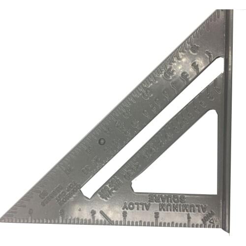 Tape Measures Aluminum Alloy Speed Square Combination Triangle Metric Ruler Carpenters Protractor Miter Framing Measuring Tools