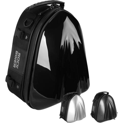 Motorcycle Tail Bag Carbon Fiber Waterproof Rear Seat Bag Multifunctional Motocross Backpack Luggage Bag Moto Back Seat Bag