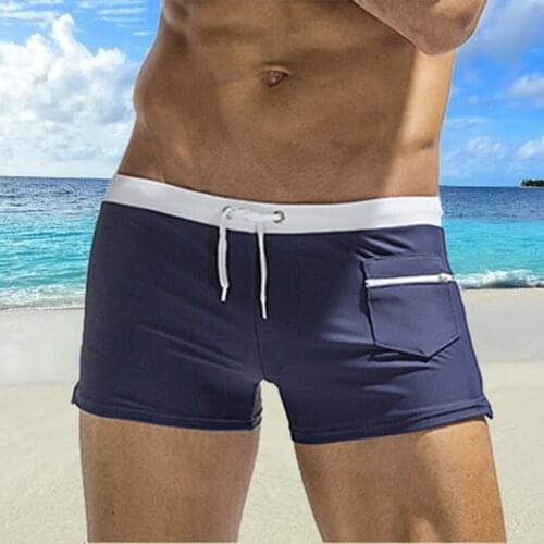 Sexy Swimsuits Man Brand Mens Swimwear 2018 New Swimwear Gay Swimming Trunks For Bath Mens Swim Briefs Shorts Sunga