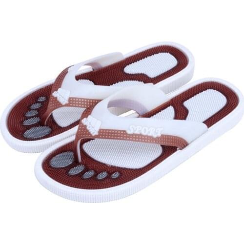 2021 New Arrival Summer Men Flip Flops High Quality Beach Sandals Anti-slip Zapatos Hombre Casual Soft Bottom Beach Shoes Cheap