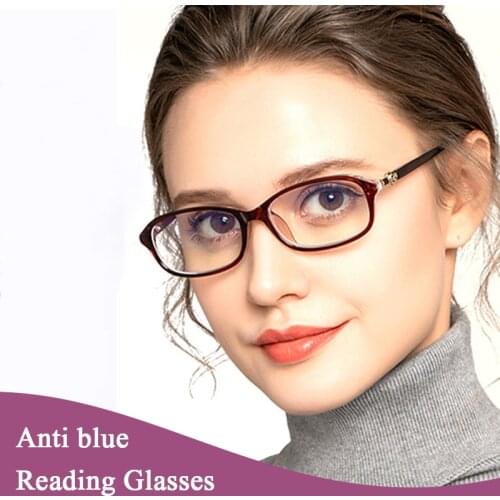 Eye Glasses with 175 Graded Lens Anti Radiation Reading Glasses for Women Anti Blue Light Reader Spectacles Men Rectangle Black
